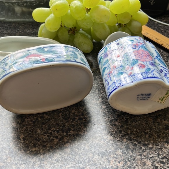 Vintage ceramic box & ginger jar 80’s - Picture 5 of 5